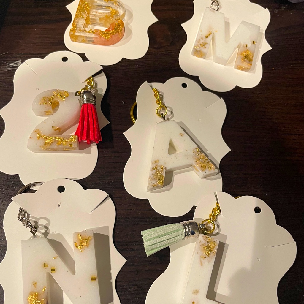Letter Keychains